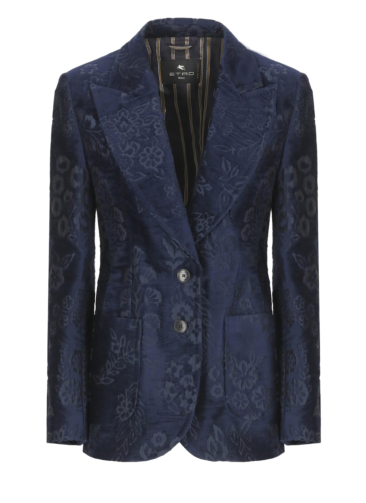 etro viscose blazer