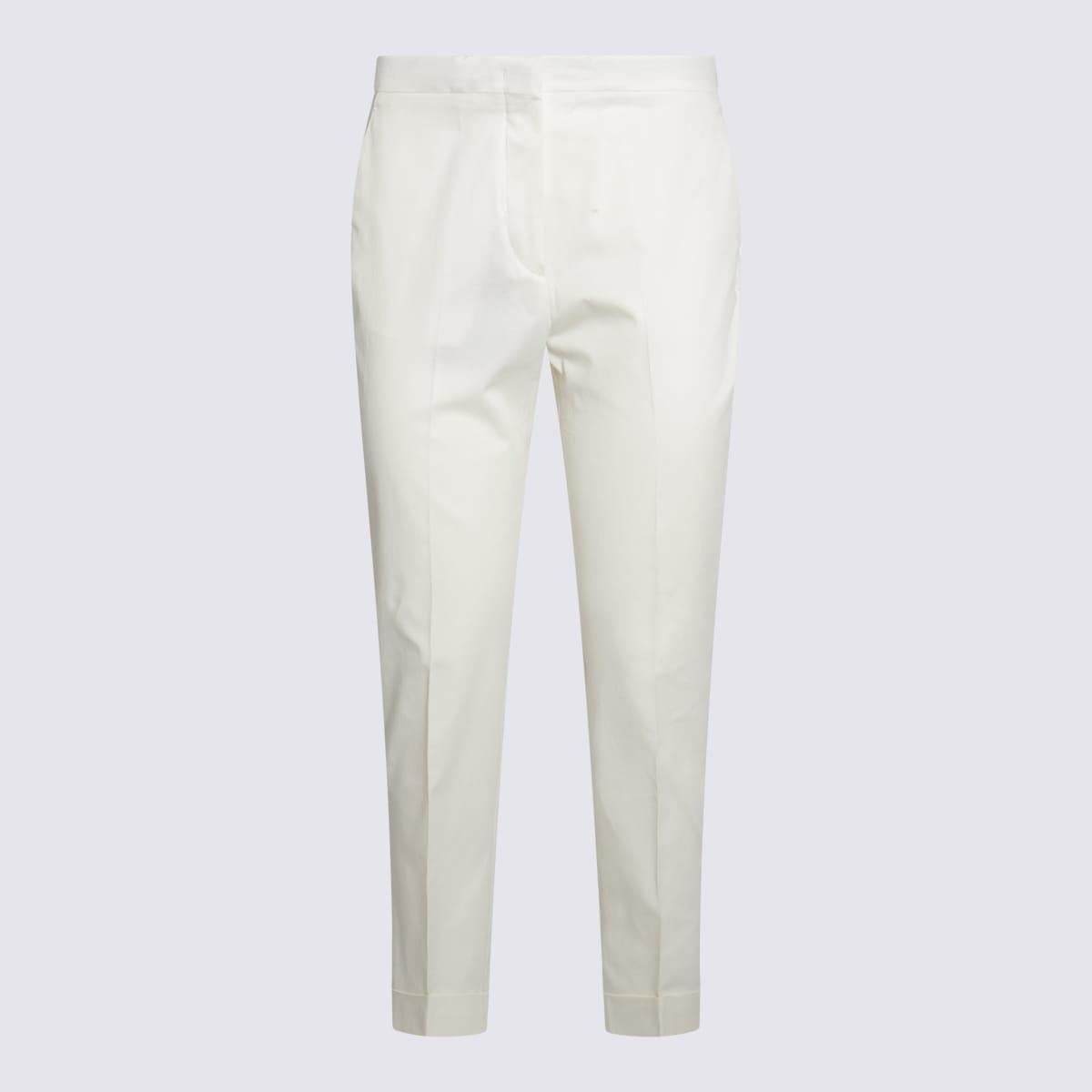 etro white cotton pants