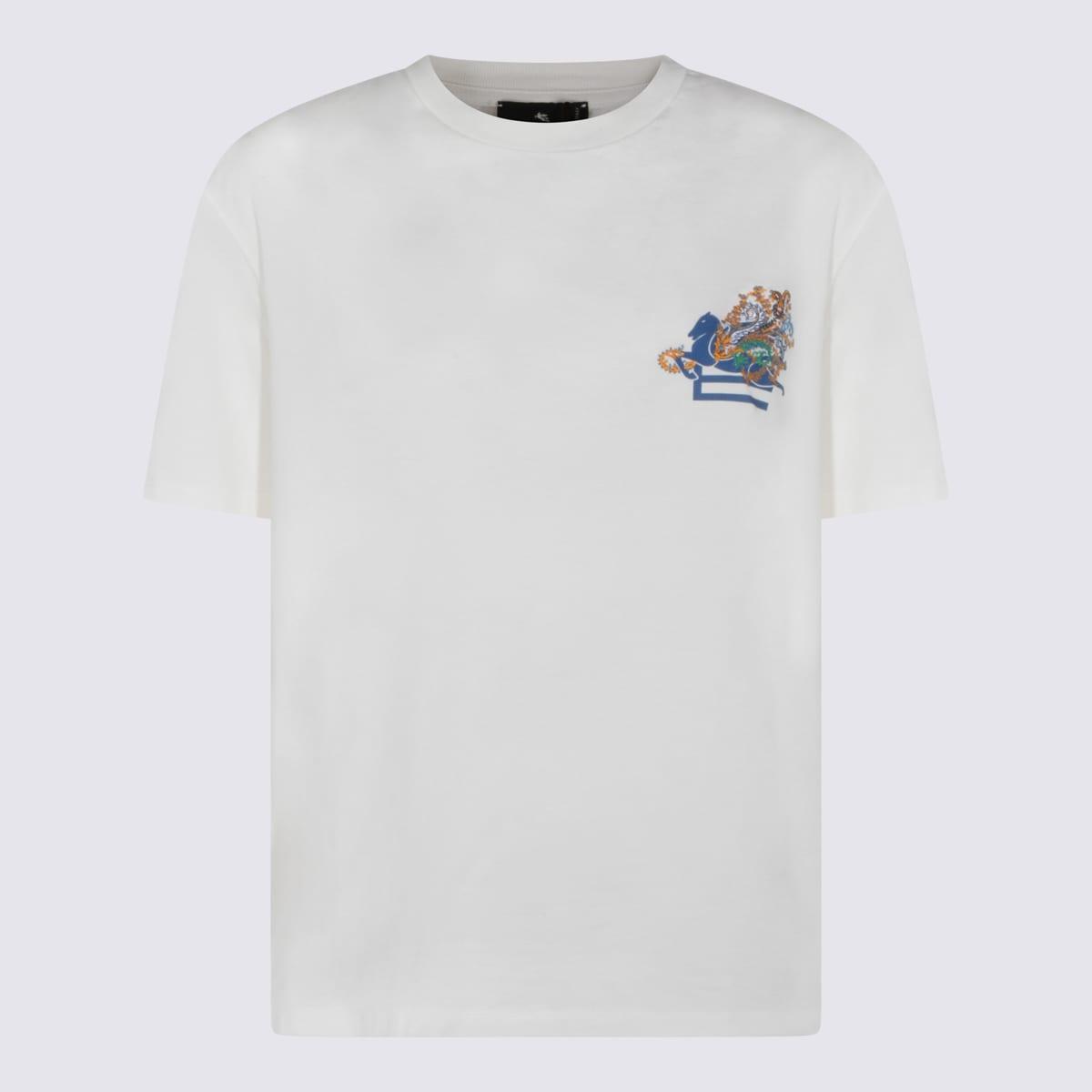 etro white cotton t-shirt