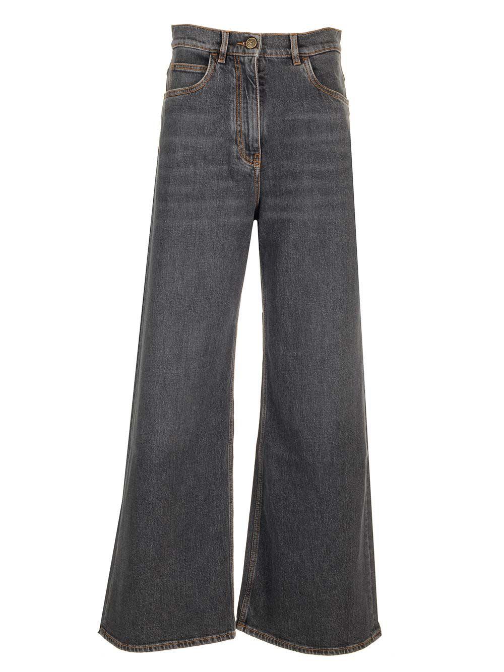 etro wide leg jeans