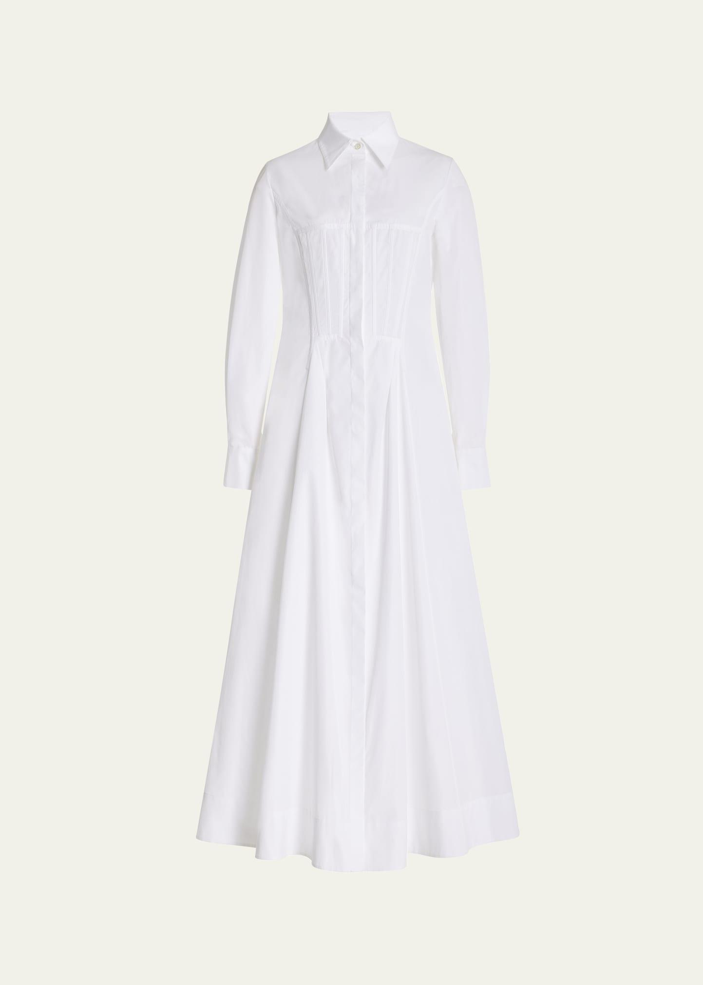 eugene corset-style shirtdress