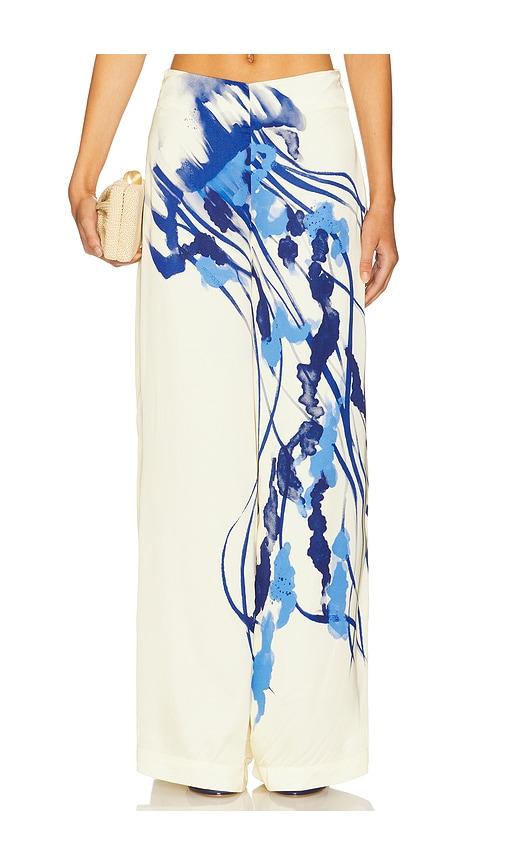 eugenia fernandez cota pant in blue.