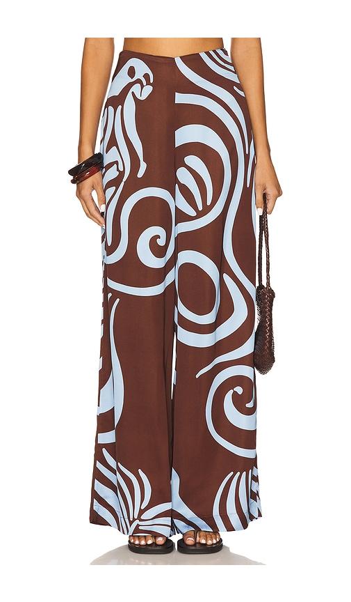 eugenia fernandez senda pants in brown.