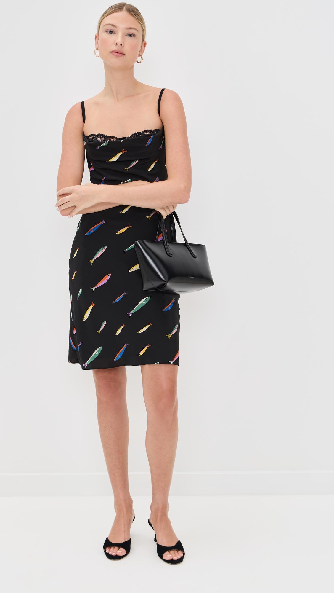 evangeline silk dress