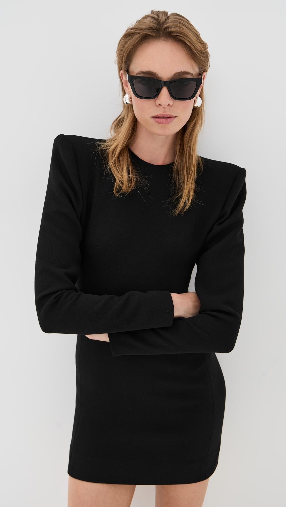 evening column mini dress