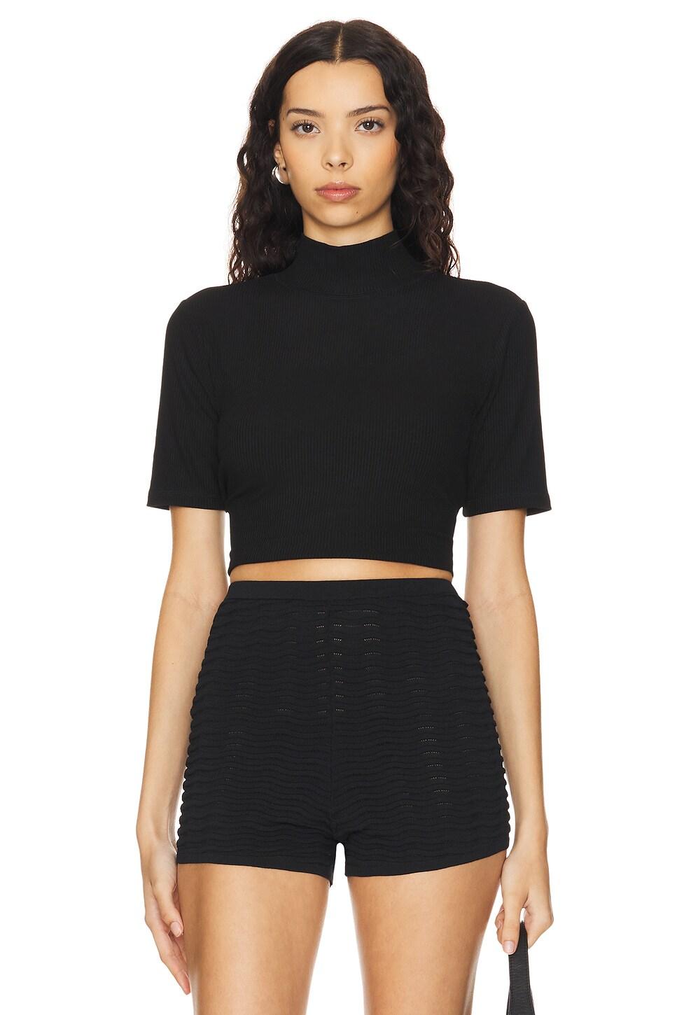 evenings in monaco high neck top