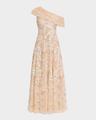 everett bloom one-shoulder embroidered gown