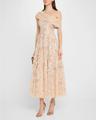 everett bloom one-shoulder embroidered gown