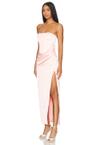everlasting satin midi dress