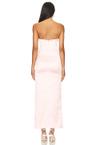 everlasting satin midi dress
