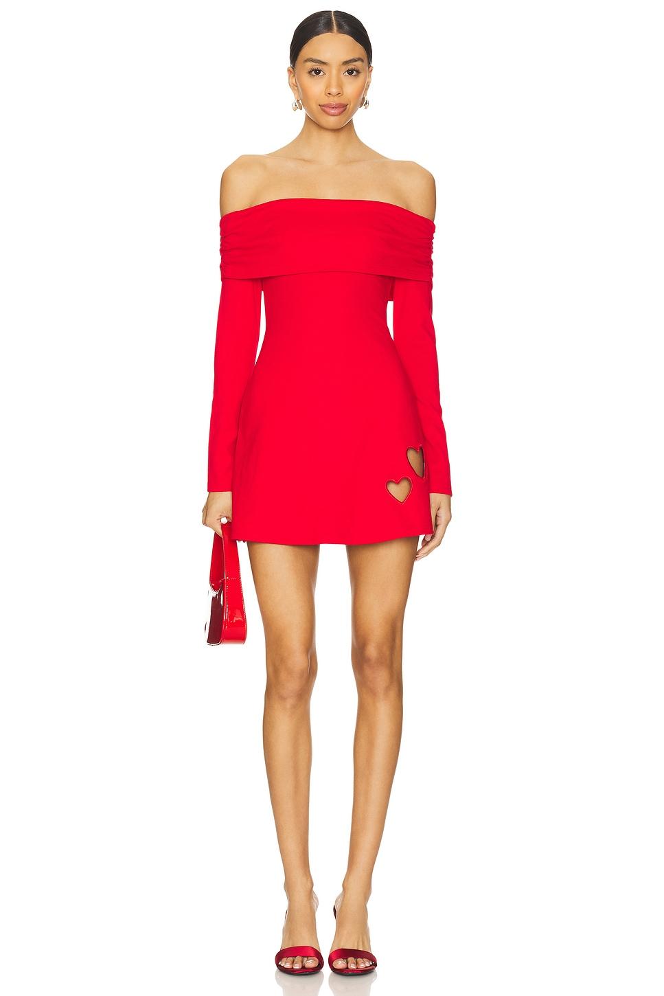 everly off shoulder dress