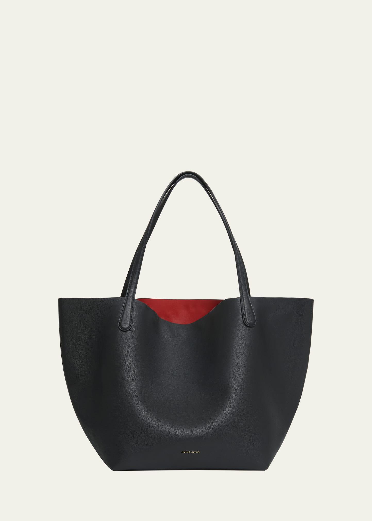 everyday soft leather tote bag