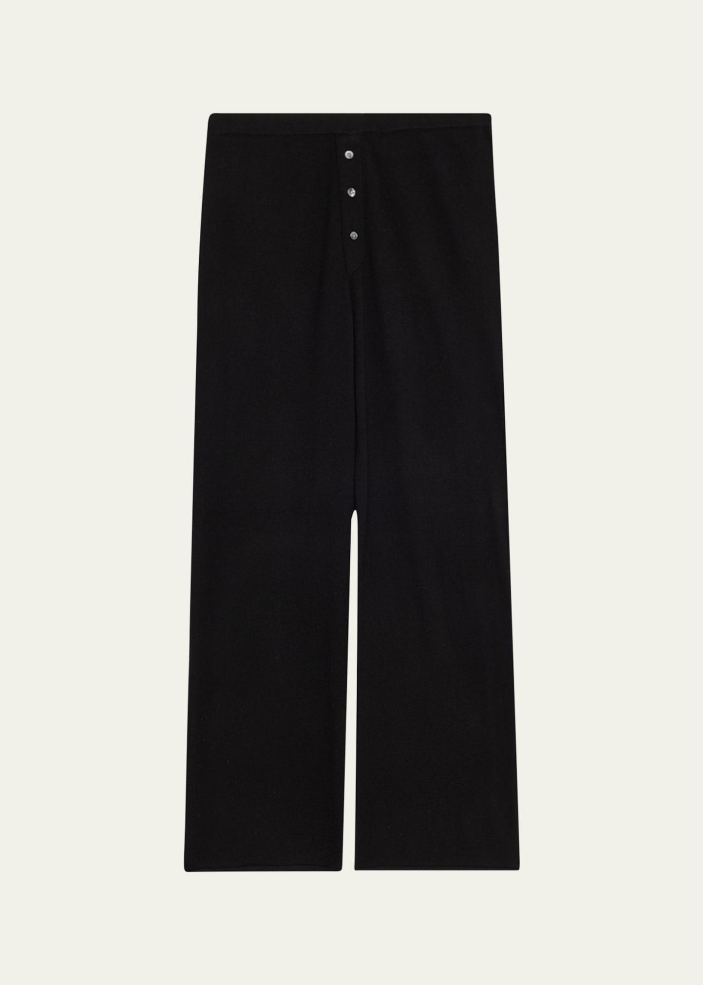 everywear cashmere knit relaxed pants