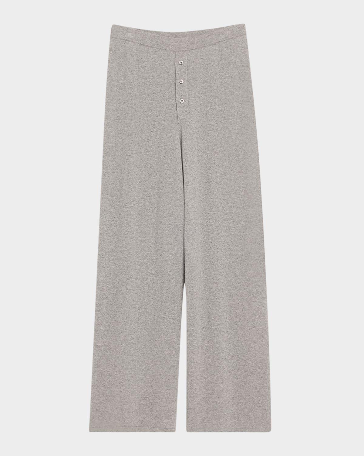everywear cashmere knit relaxed pants