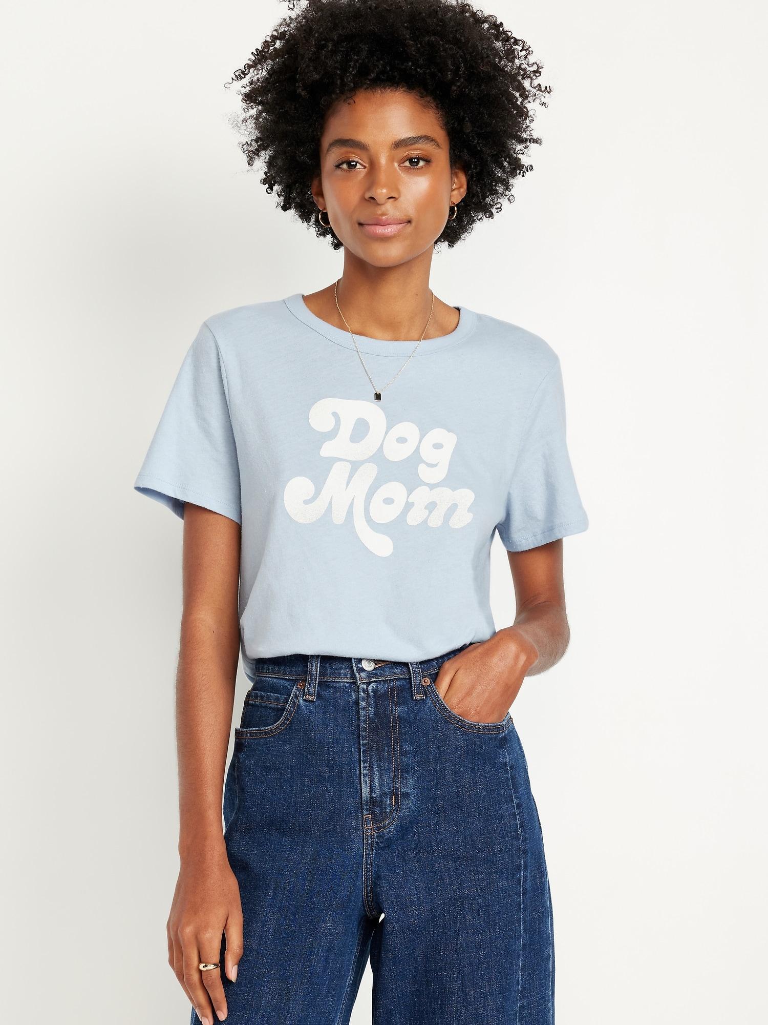 everywear graphic crew-neck tee for women