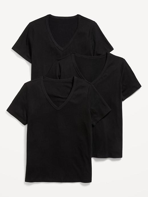 everywear v-neck t-shirt 3-pack