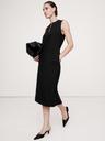 everywhere ponte column midi dress