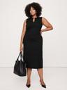 everywhere ponte column midi dress