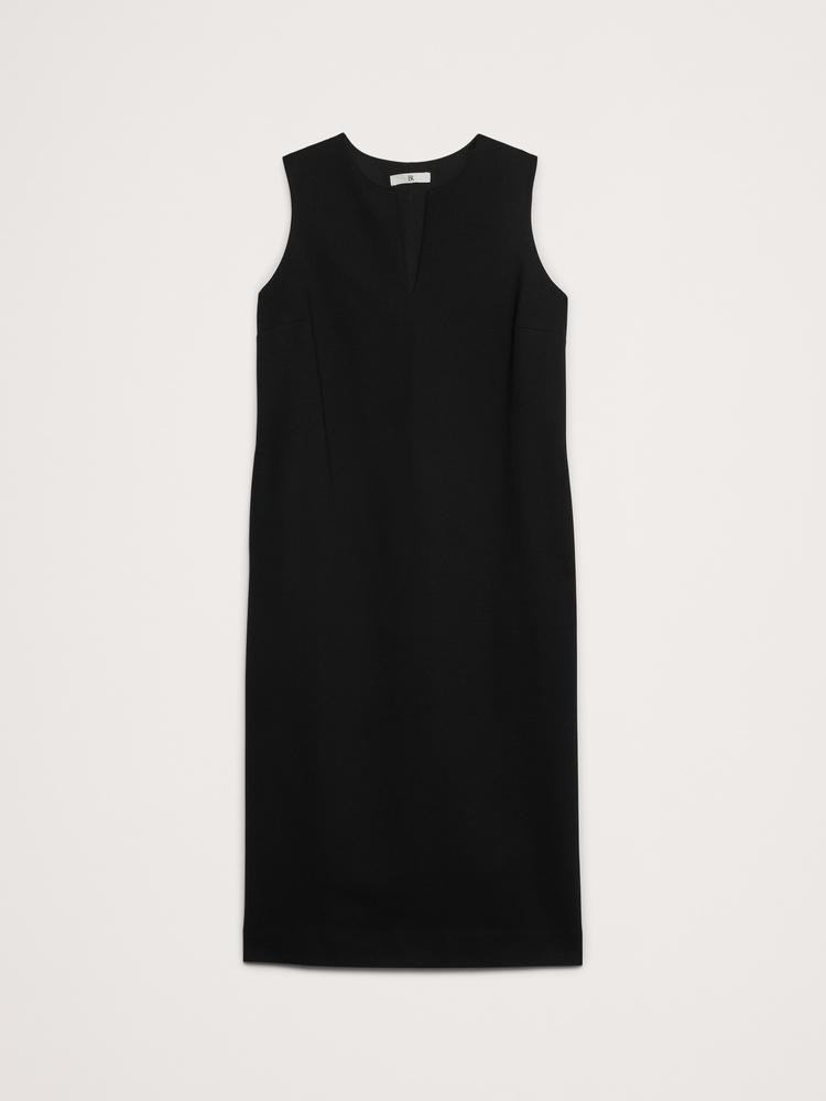 everywhere ponte column midi dress