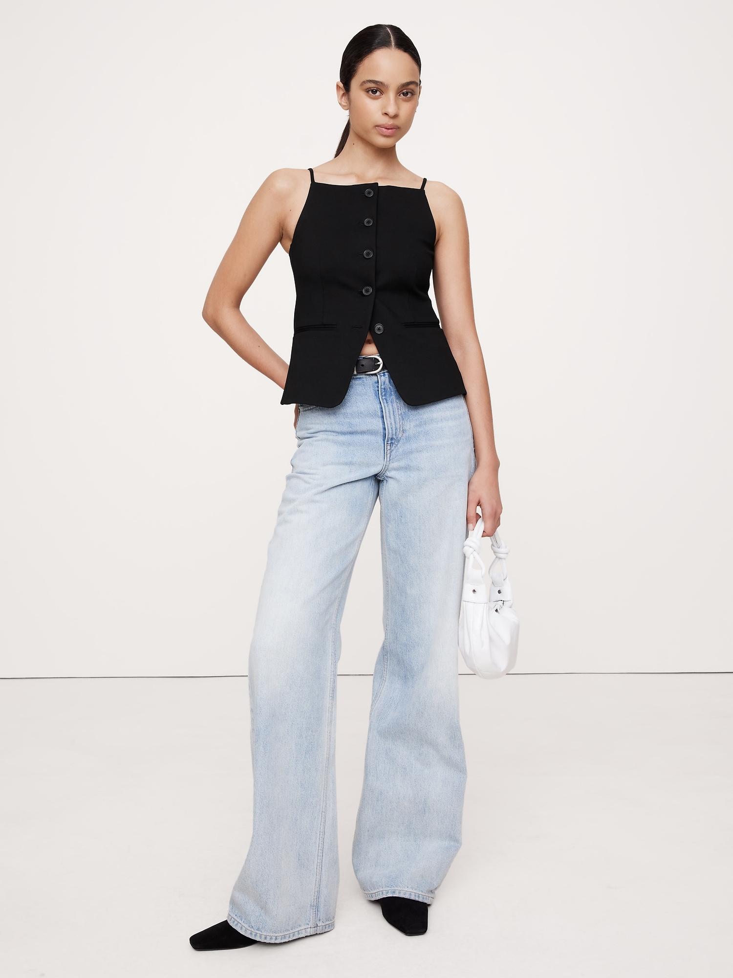 everywhere ponte vest top