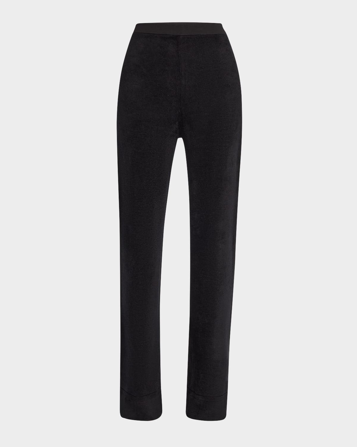evie chenille flare pants