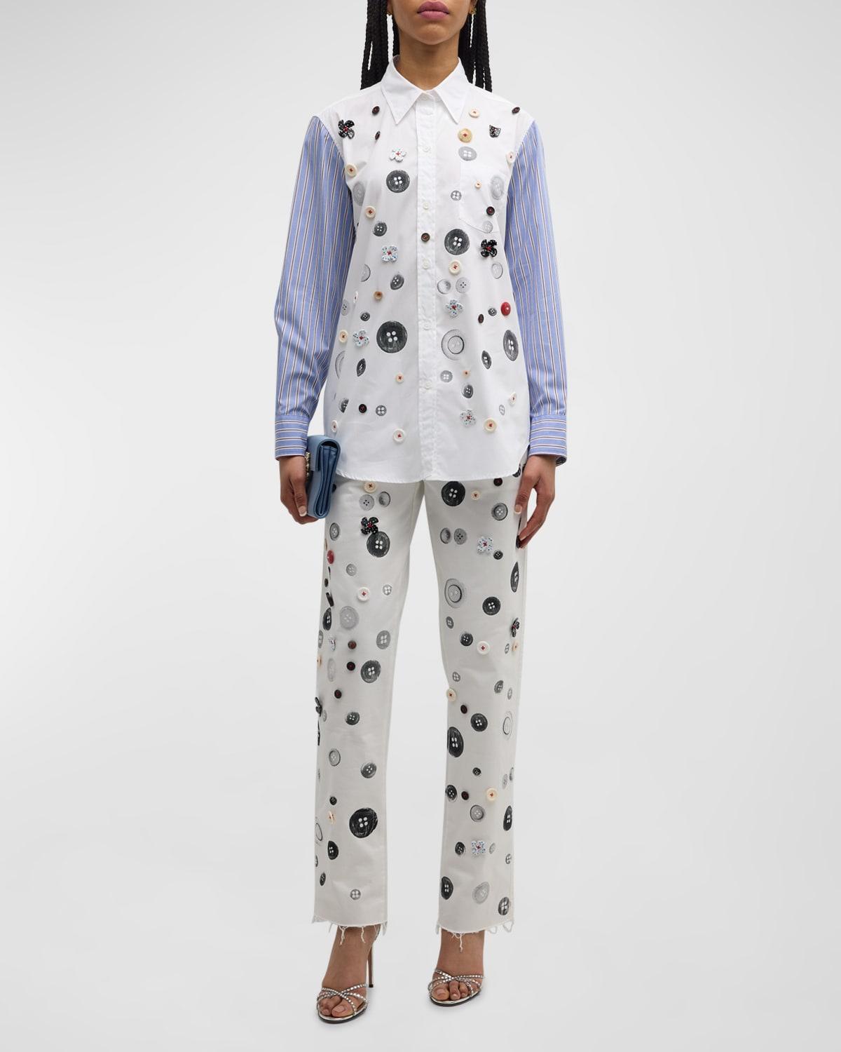 existential buttons classic shirt