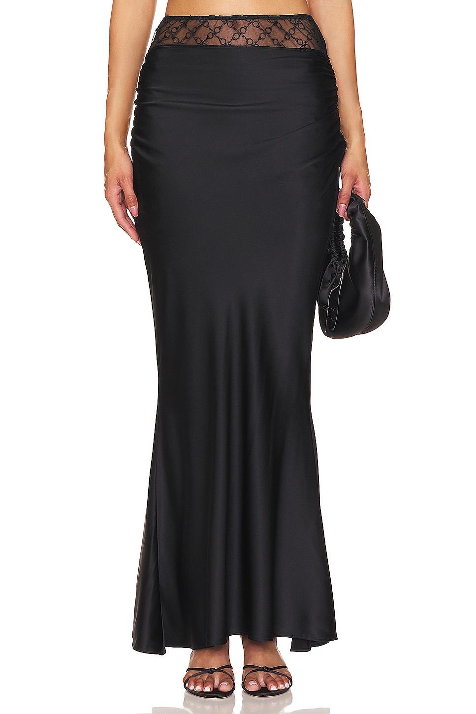 exposed lace handcuff skirt