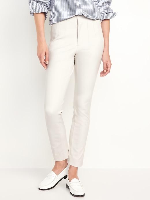 extra high-waisted polished pixie skinny pants