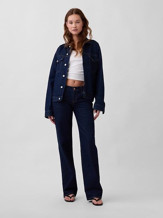 extra low rise '90s loose jeans
