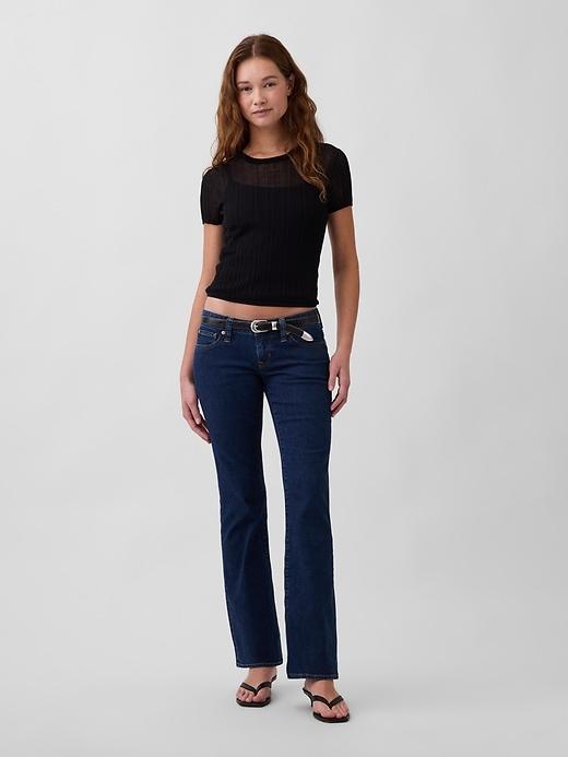 extra low rise long & lean jeans