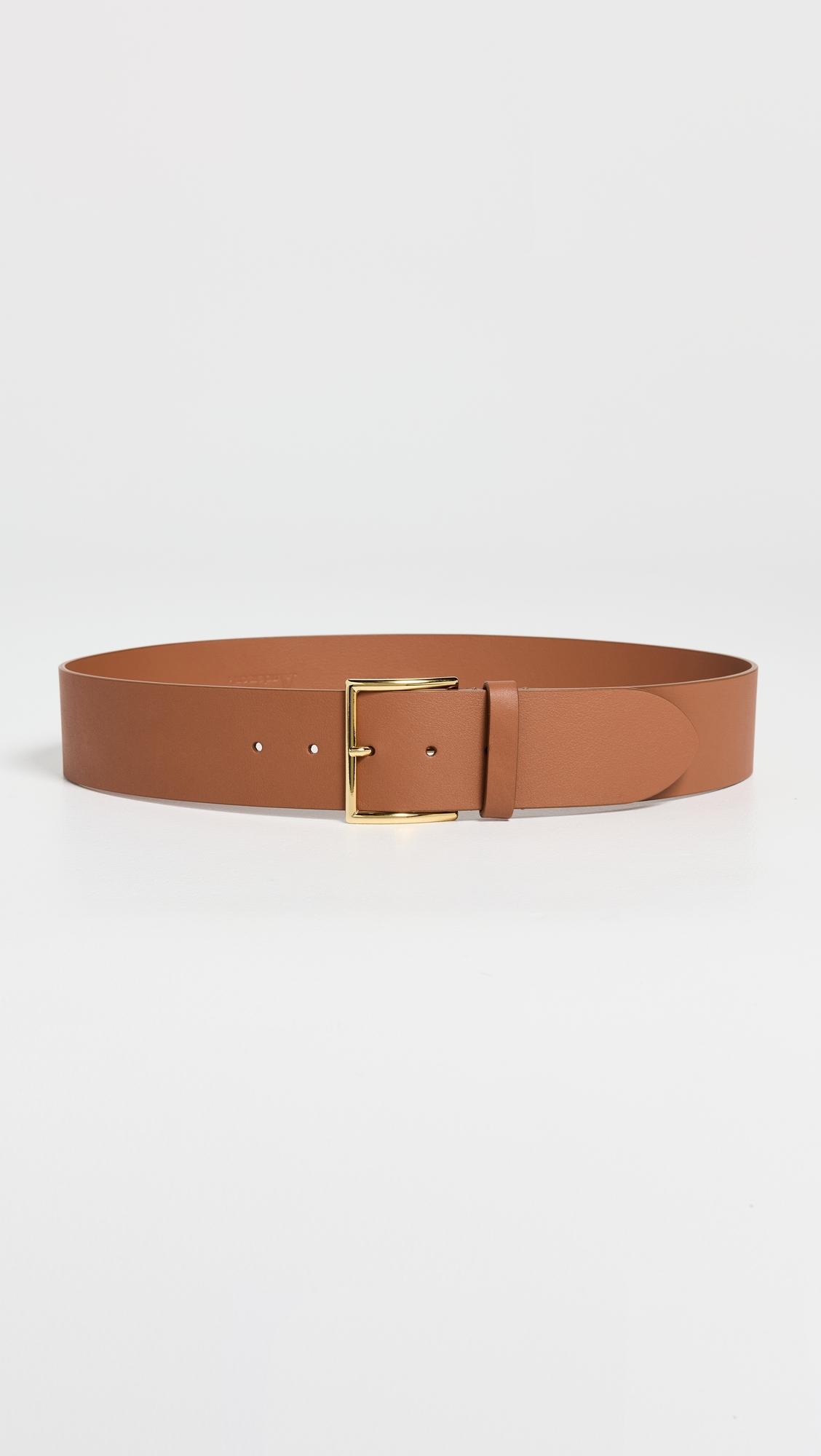 extra wide over waist nappa belt