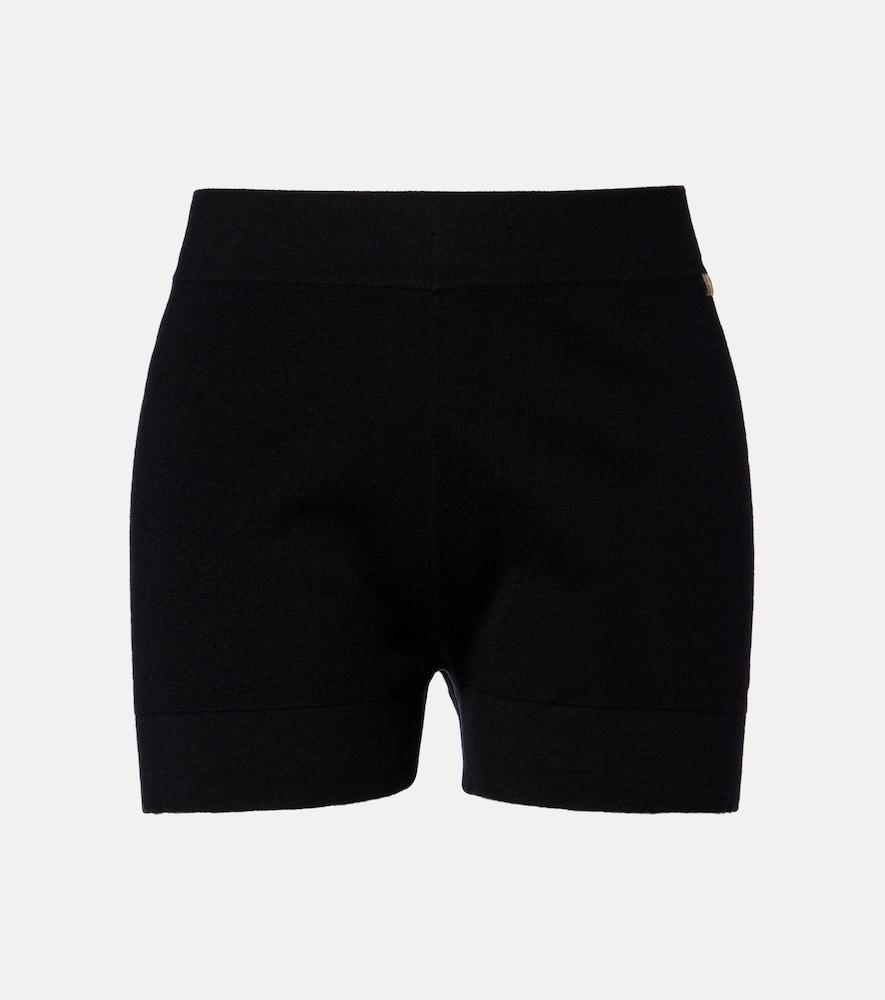extreme cashmere bummy cotton and cashmere shorts