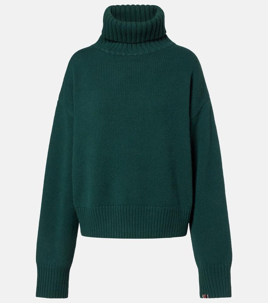 extreme cashmere crop xtra cashmere turtleneck sweater