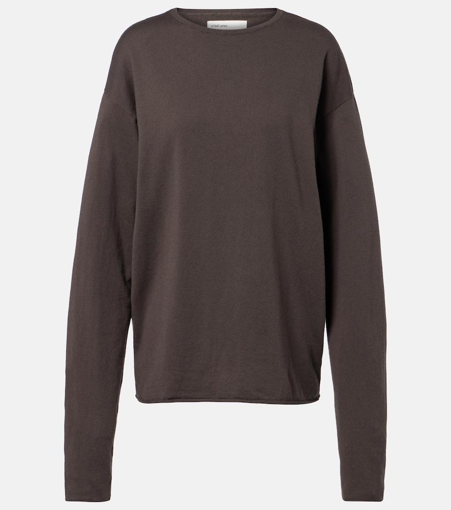 extreme cashmere n°347 aries cotton and cashmere sweater