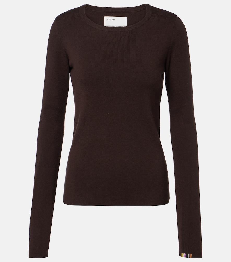 extreme cashmere n°392 eel cotton and cashmere top