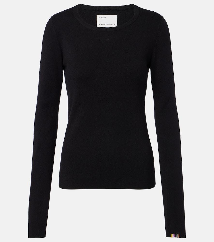extreme cashmere n°392 eel cotton and cashmere top