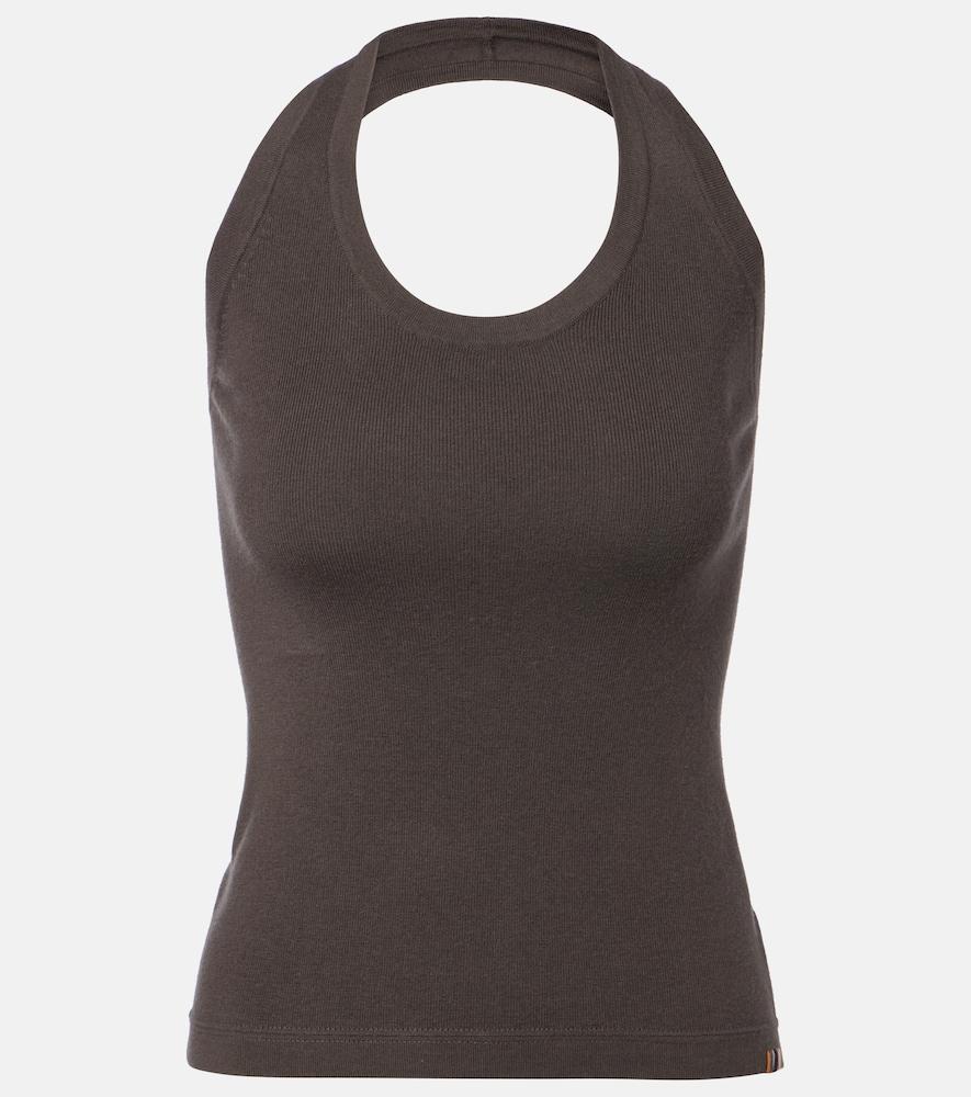 extreme cashmere n°409 jerry cotton and cashmere tank top