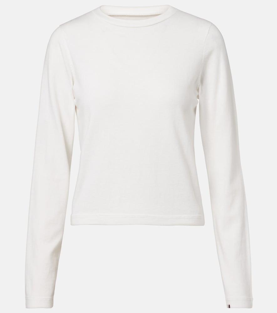 extreme cashmere n°451 lisa cotton and cashmere top