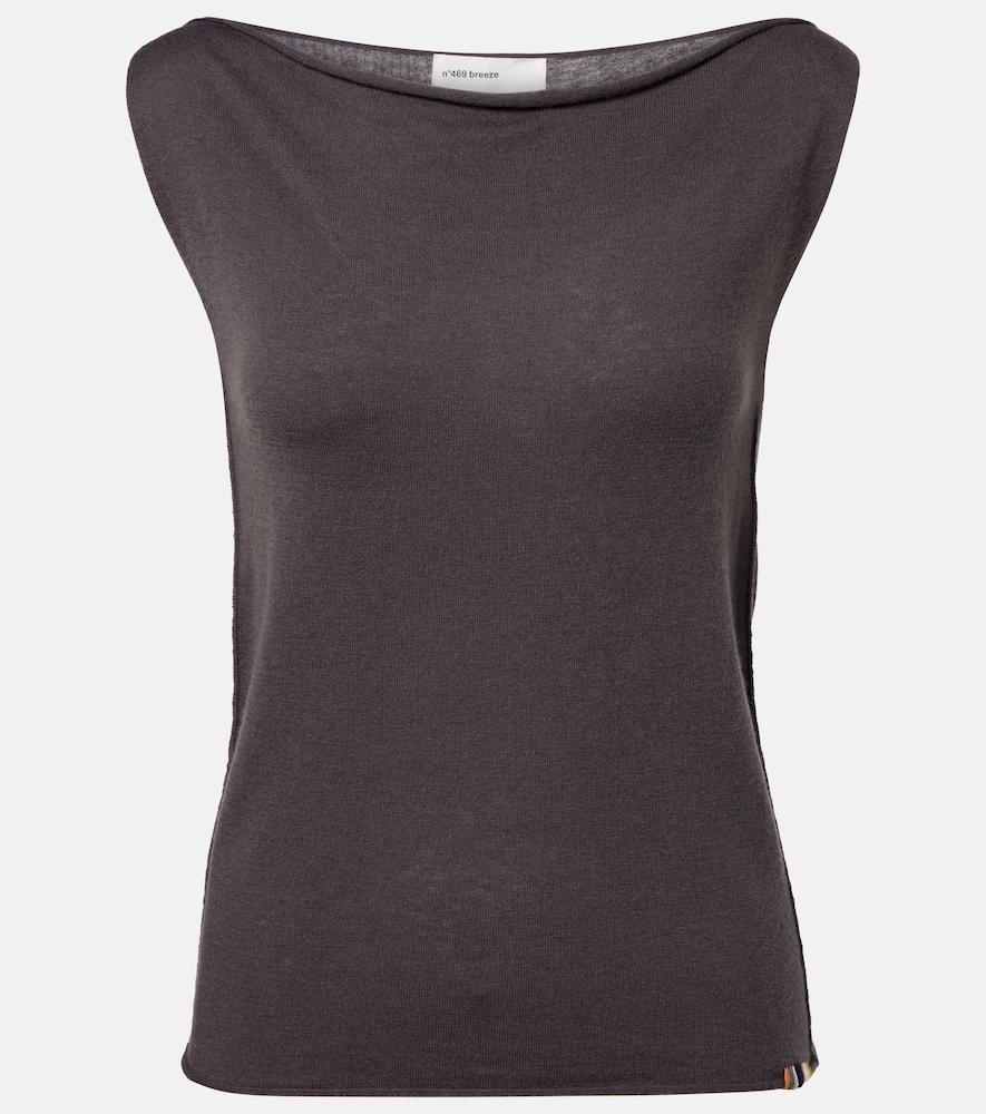extreme cashmere n°469 breeze wool and cashmere top