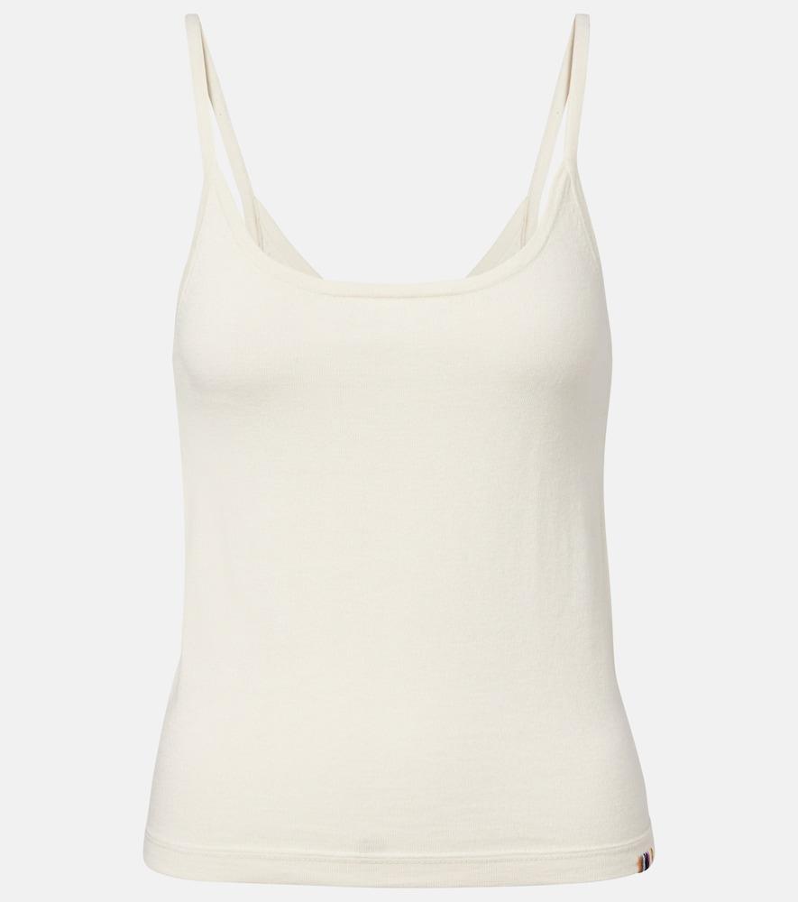 extreme cashmere n°471 britney cotton and cashmere top