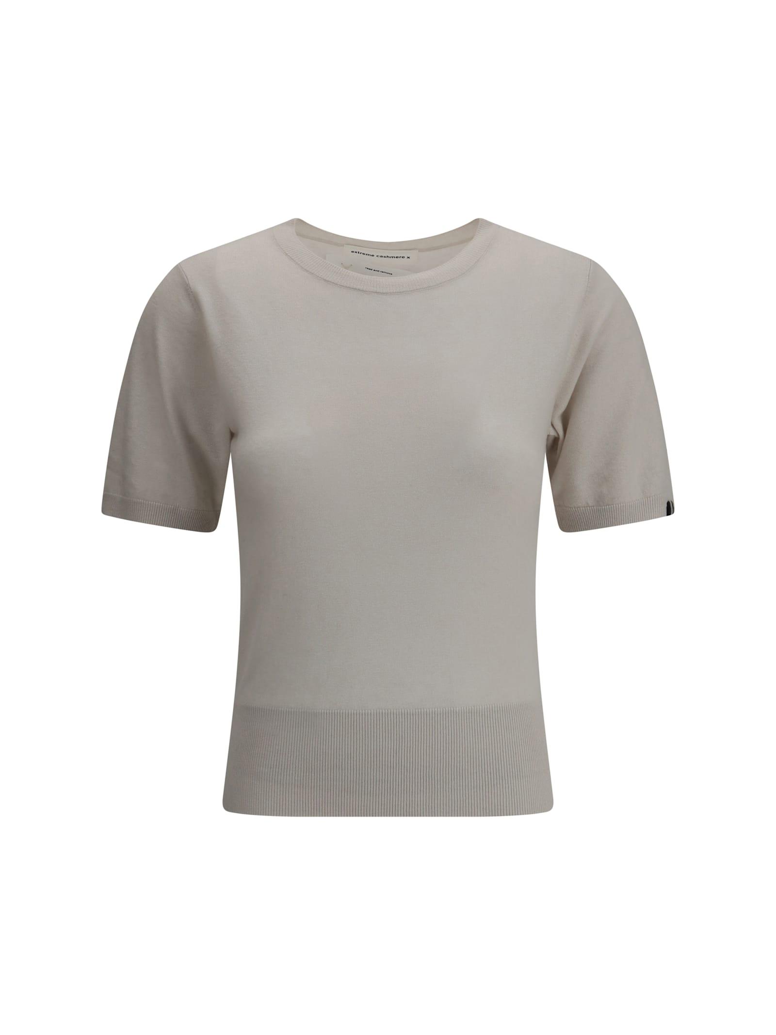 extreme cashmere short-sleeved sweater