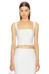 eyelet corset top