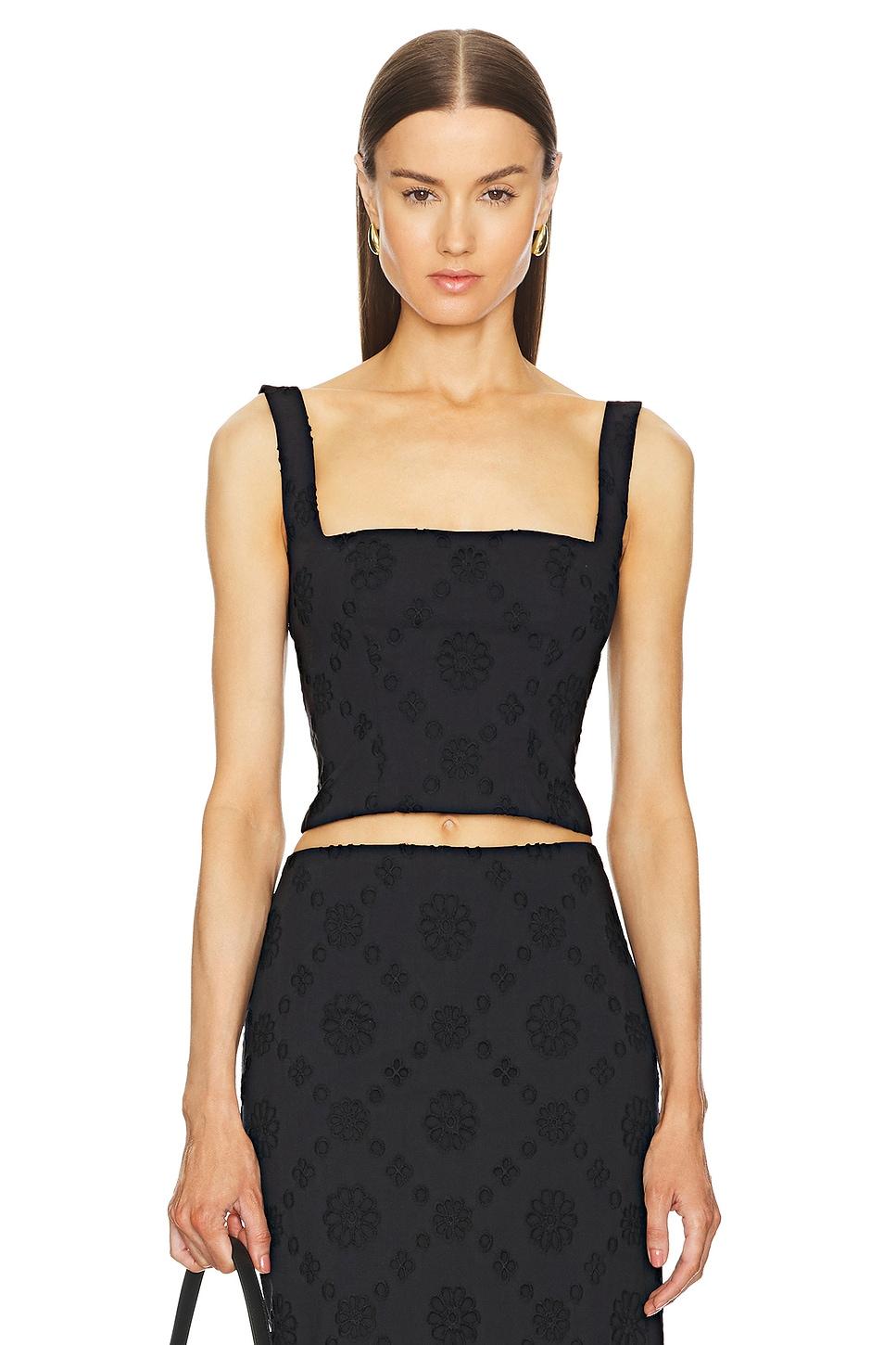 eyelet corset top