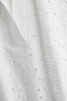 eyelet-embroidered cotton shirt
