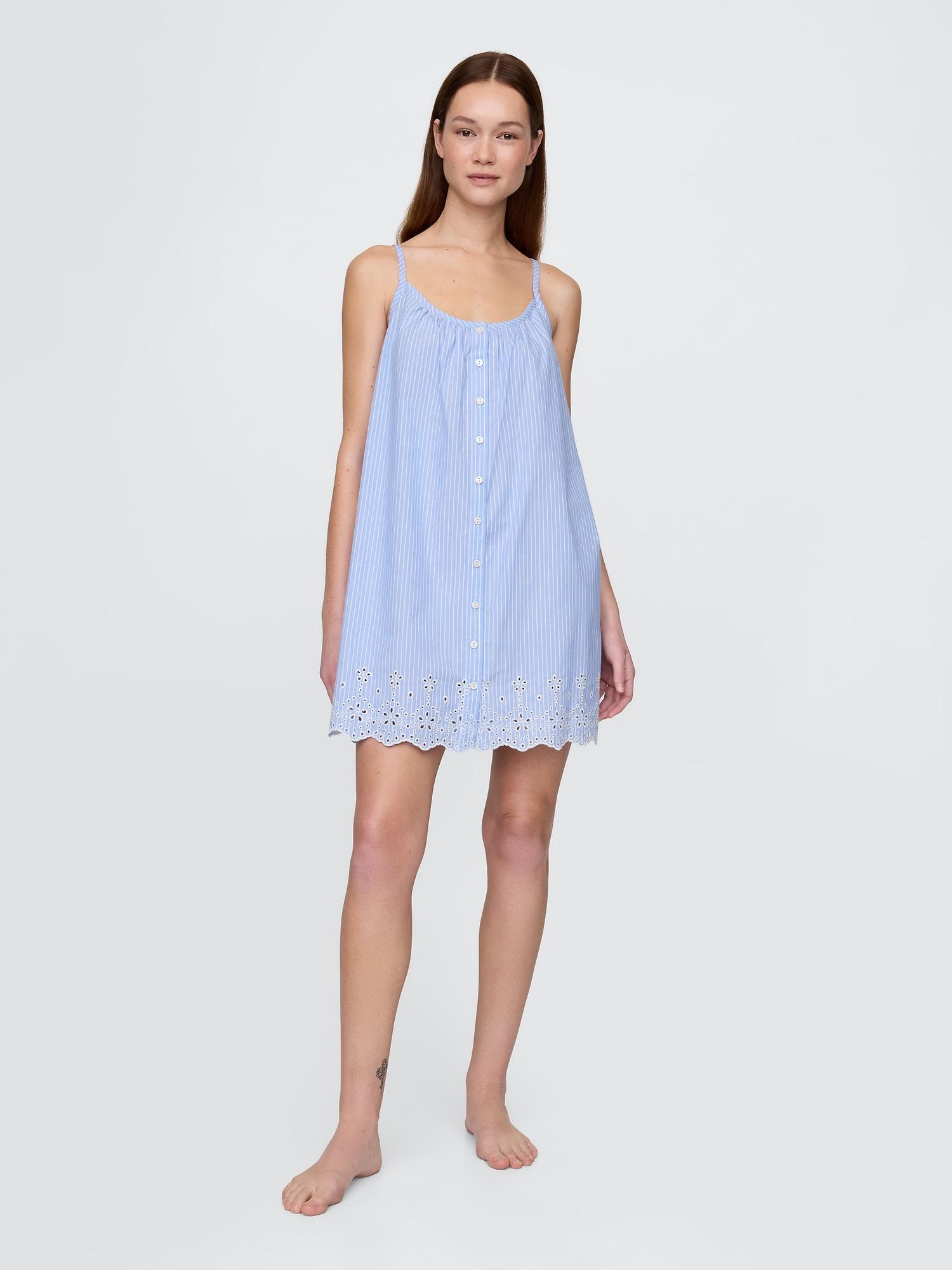 eyelet hem pj dress