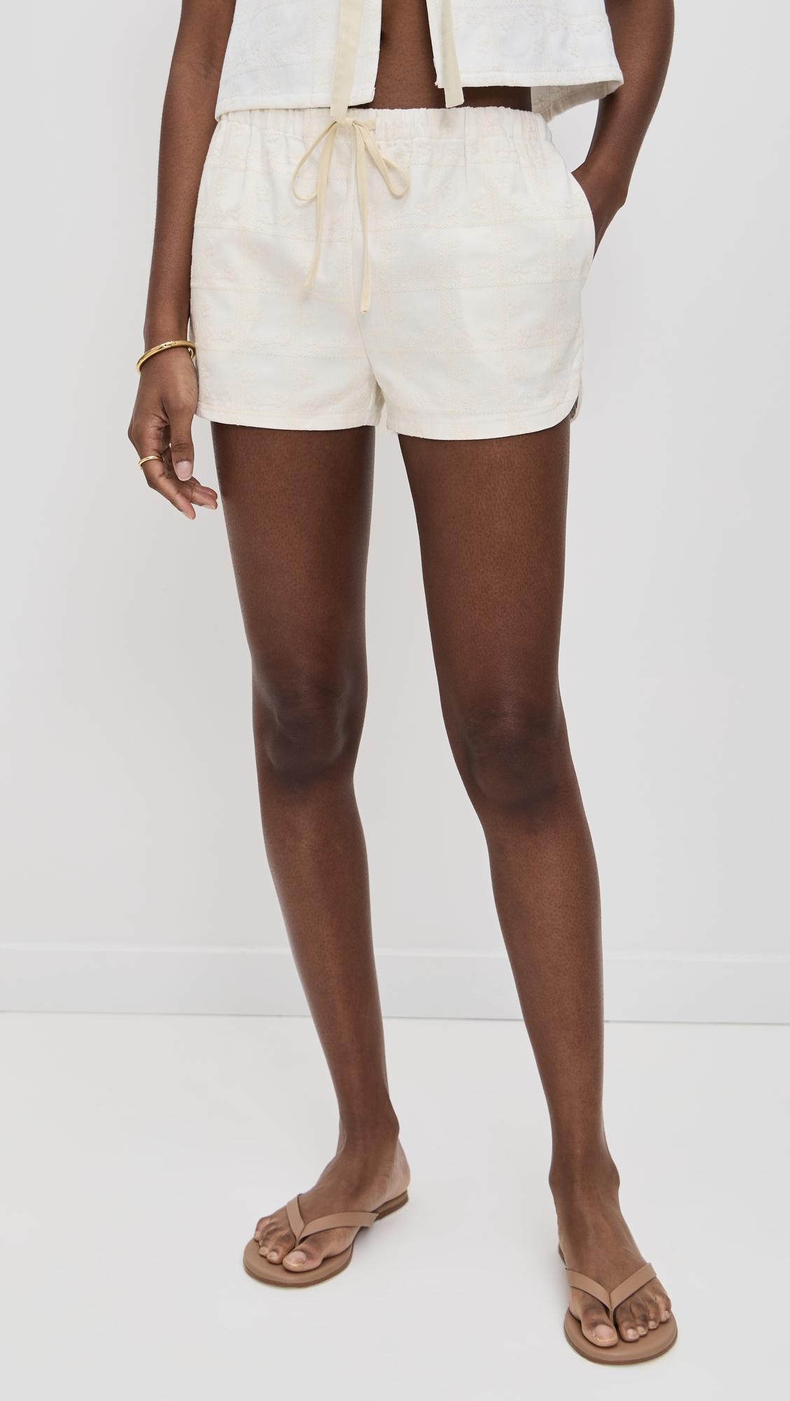 eyelet shorts