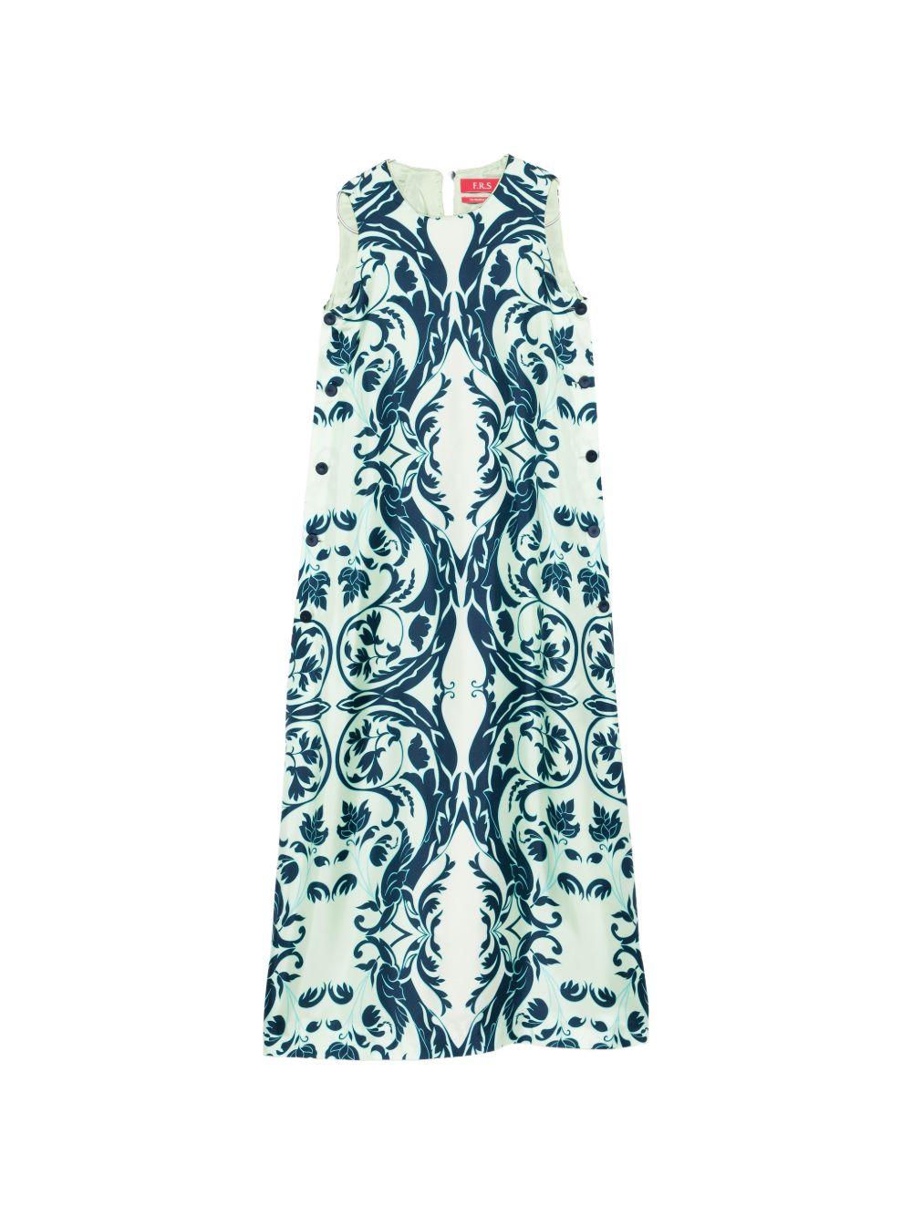 f. r.s . dresses blue silk - women