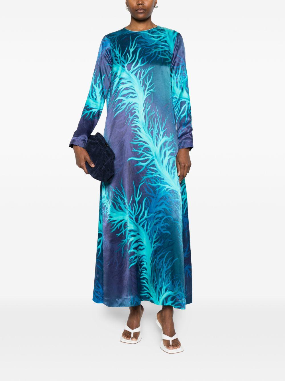 f. r.s . dresses blue viscose - women