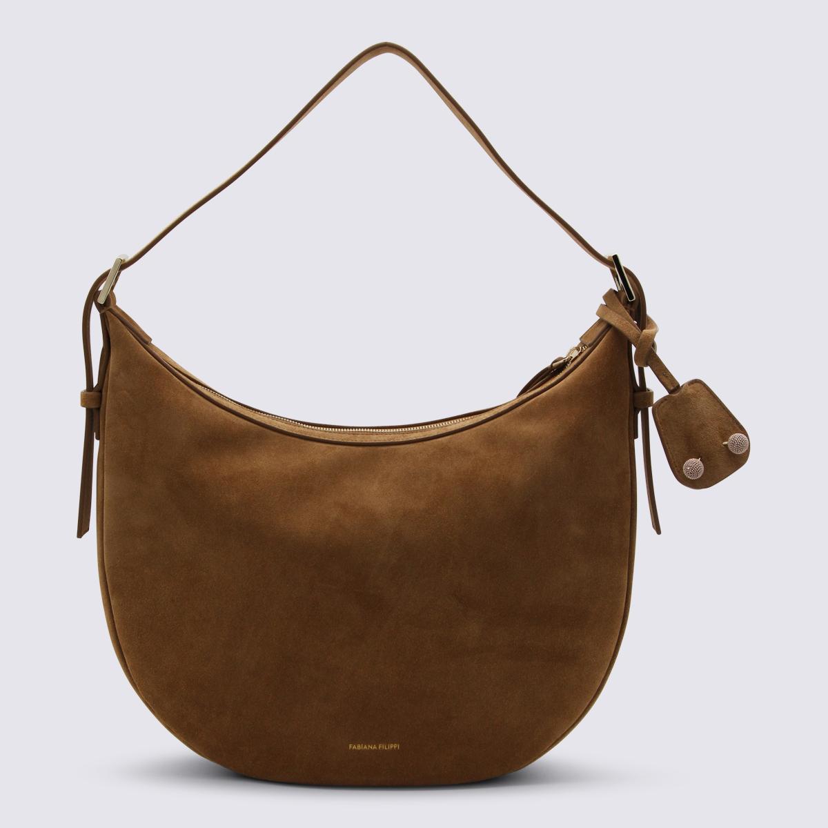 fabiana filippi bags brown _real suede - women