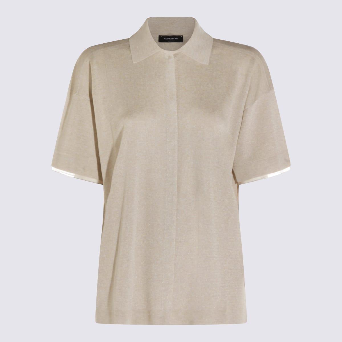 fabiana filippi beige polo shirt